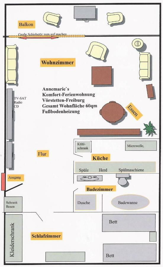 Annes Ferienwohnung Freiburg Vorstetten ภายนอก รูปภาพ